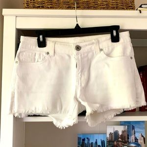 White denim shorts Guess